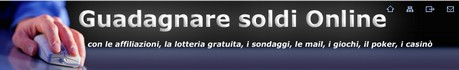 Guadagna soldi con il Tuo sito web, blog, forum