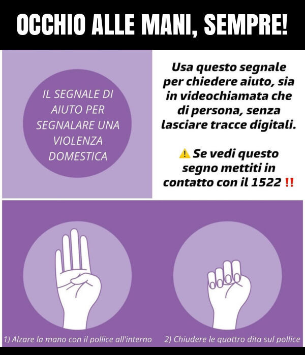 segnale anti violenza