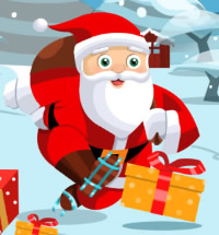 Santa On Skates Game