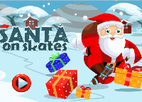 Santa On skates