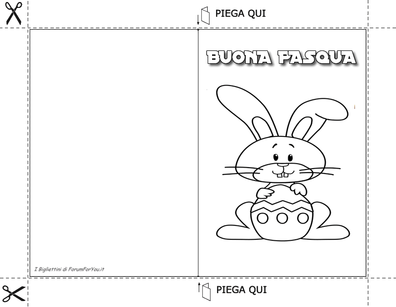 Biglietti Pasquali da scaricare e stampare gratis