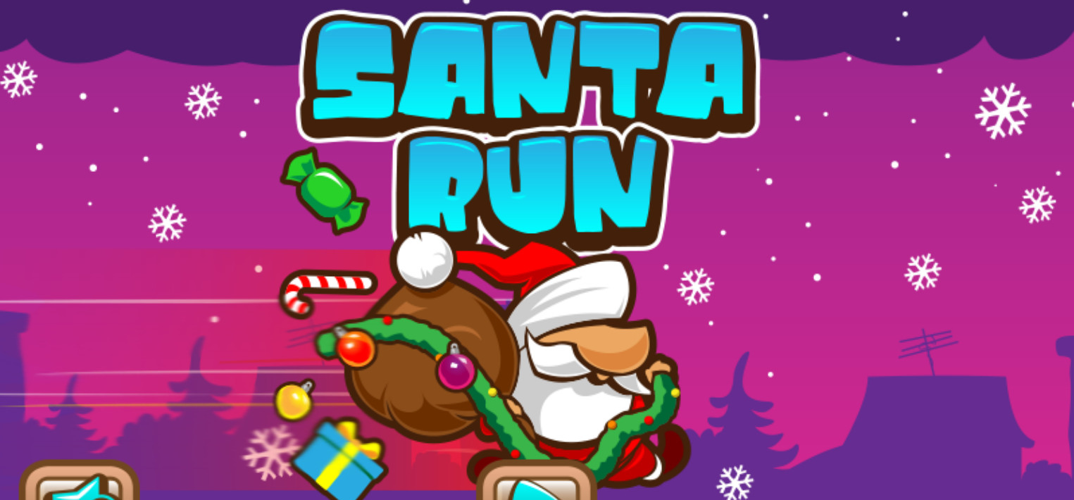 Christmas santa run Game