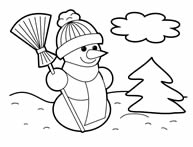 Disegni per Bambini di Natale da colorare