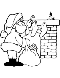 Disegni per Bambini di Natale da colorare