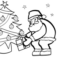 Disegni per Bambini di Natale da colorare