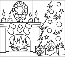 Disegni per Bambini di Natale da colorare
