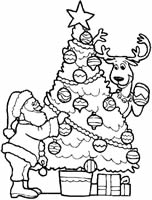 Disegni per Bambini di Natale da colorare