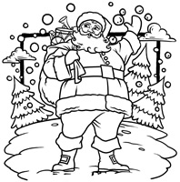 Disegni per Bambini di Natale da colorare