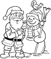 Disegni per Bambini di Natale da colorare