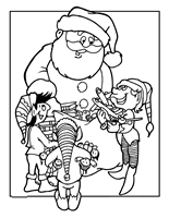 Disegni per Bambini di Natale da colorare