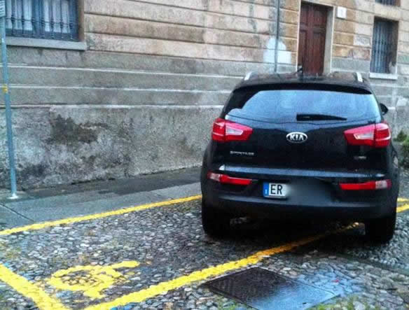 Posto riservato ai disabili