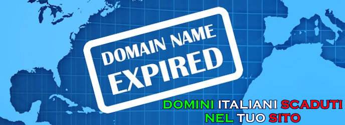 Inserisci Domini Scaduti nel Tuo sito
