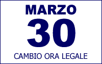 cambio ora legale