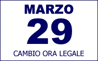 cambio ora legale