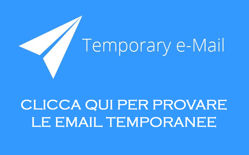 email temporanee