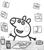 Peppa pig da colorare