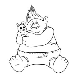 disegni troll da colorare