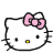 faccine hello kitty