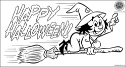 Disegni da colorare Happy Halloween