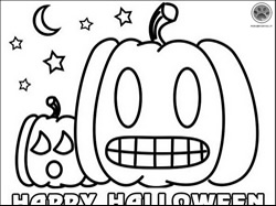 Disegni da colorare Happy Halloween
