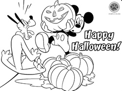 Disegni da colorare Happy Halloween