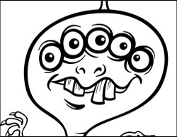 Disegni da colorare Happy Halloween