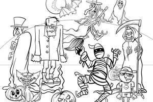 disegni da colorare di halloween