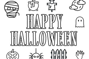 disegni da colorare di halloween