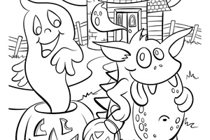 disegni da colorare di halloween