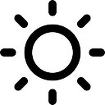 Icone in bianco e nero