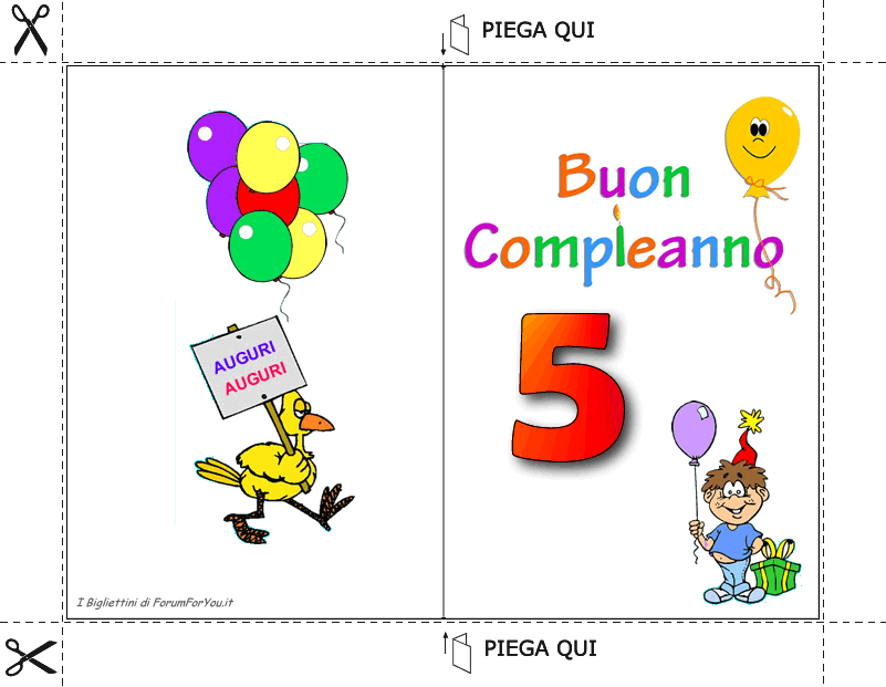 Bigliettini Di Auguri Di Compleanno Da Stampare Forumforyouit