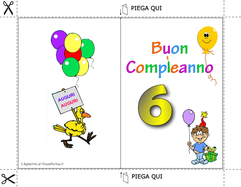 Bigliettini Di Auguri Di Compleanno Da Stampare Forumforyouit