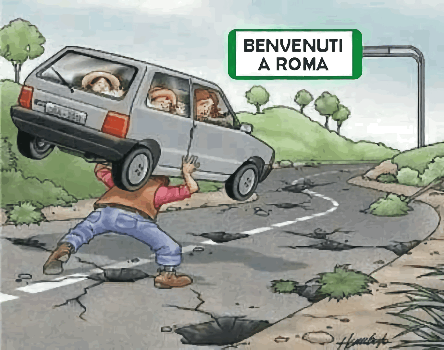 benvenuti a roma