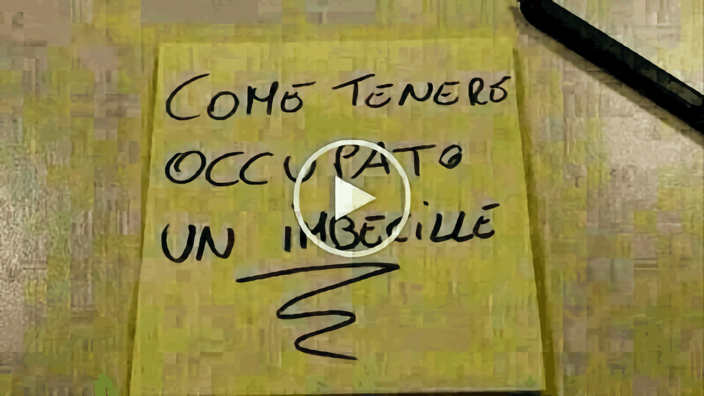 come tenere occupato un imbecille