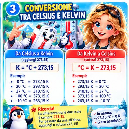 Anteprima della mappa Da Celsius a Kelvin e viceversa