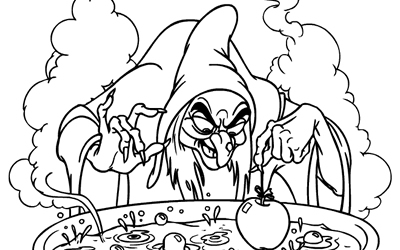 Immagini Befana da stampare