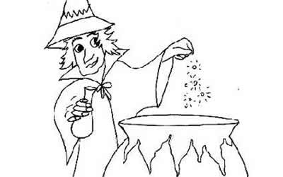 Immagini Befana da stampare