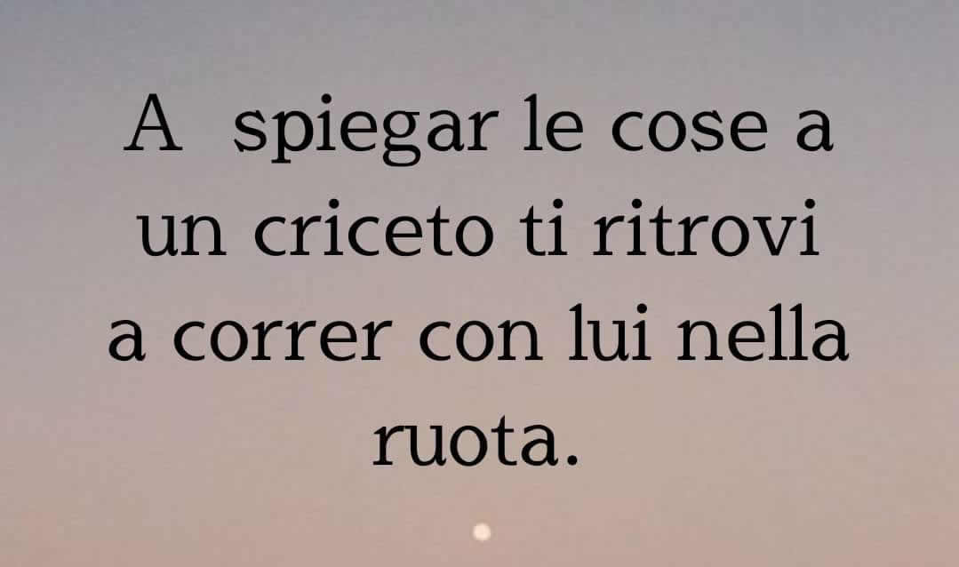 A spiegar le cose