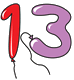 13