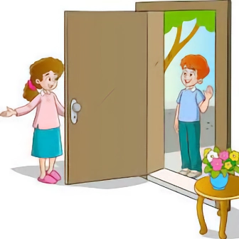 Come in