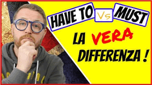 Differenza tra MUST e HAVE TO