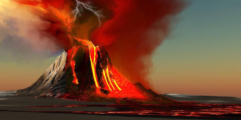 Un vulcano
