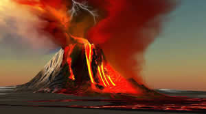 Un vulcano