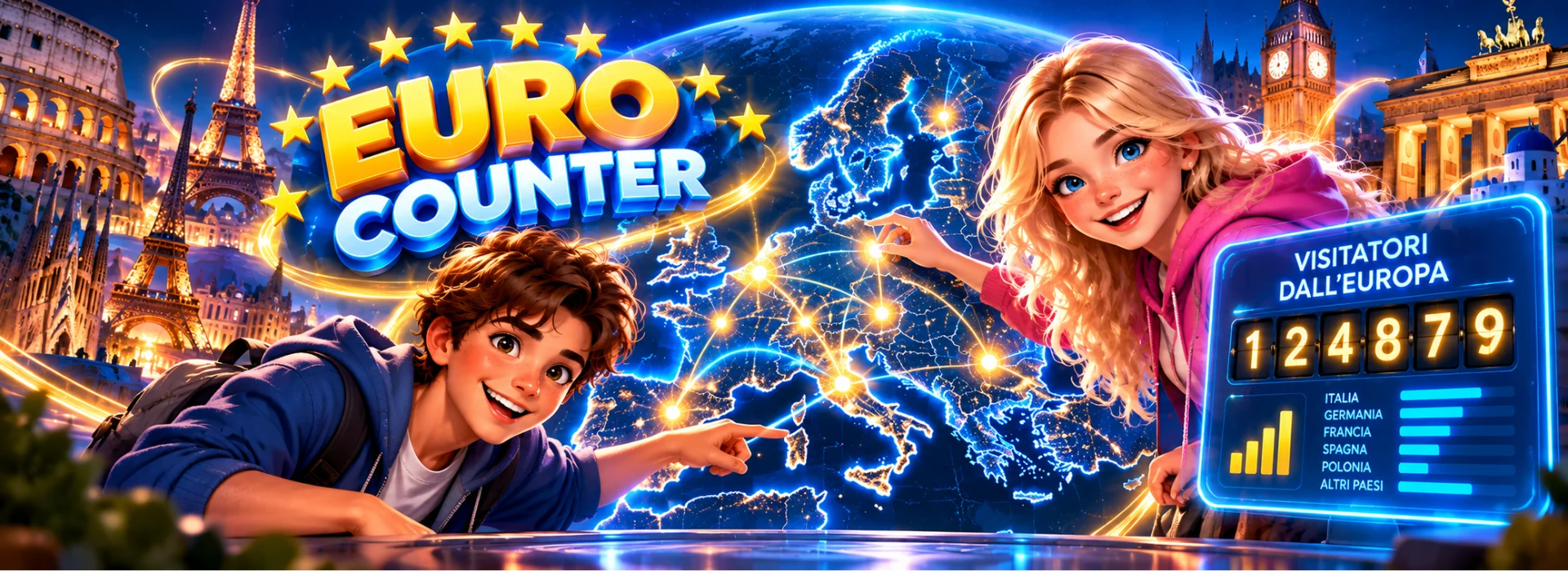 Euro Contatore Visite gratuito