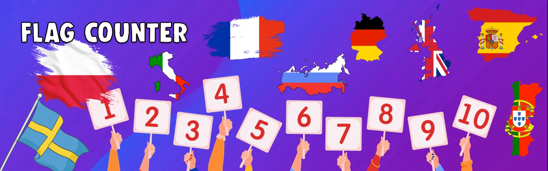 Contatore Bandiere gratuito professionale