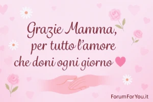 Speciale Lettera per la festa della mamma