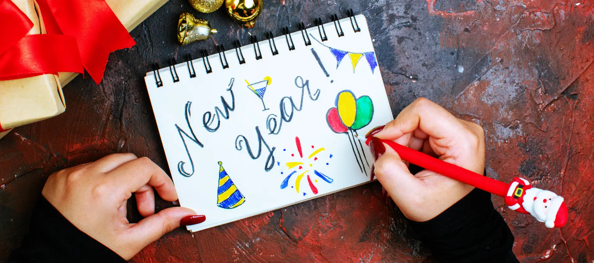 Auguri di Capodanno Social